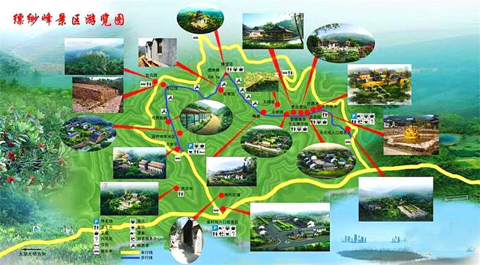 太湖西山縹緲峰地圖 縹緲峰導覽圖