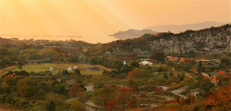 黃昏美景 牛仔度假村黃昏