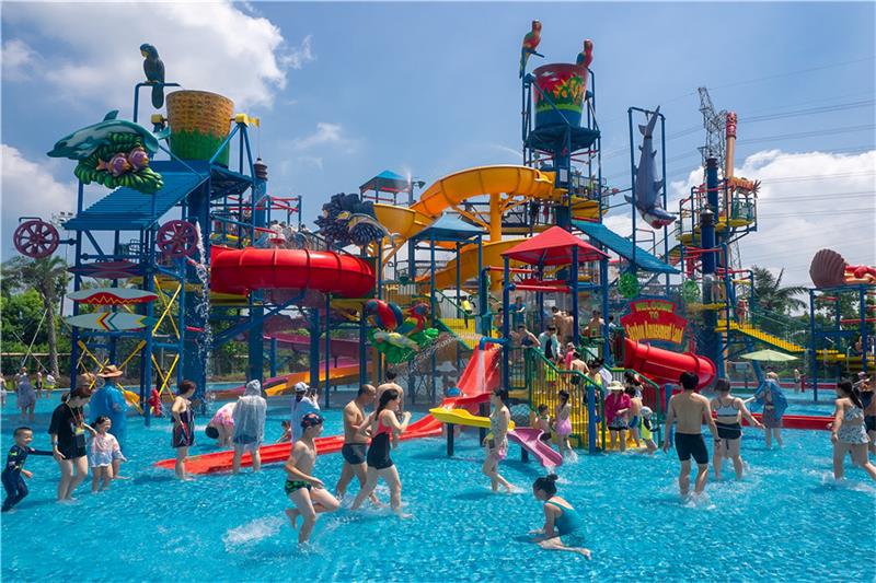 熱帶風(fēng)情休閑區(qū) 蘇州樂(lè)園森林水世界